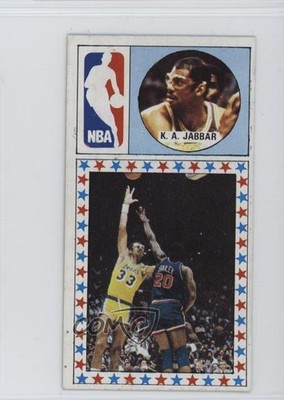 1986 Converse Merchante Spanish Kareem Abdul-Jabbar #162 HOF 0j51