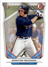2014 Bowman Draft #DP28 Braxton Davidson - BB