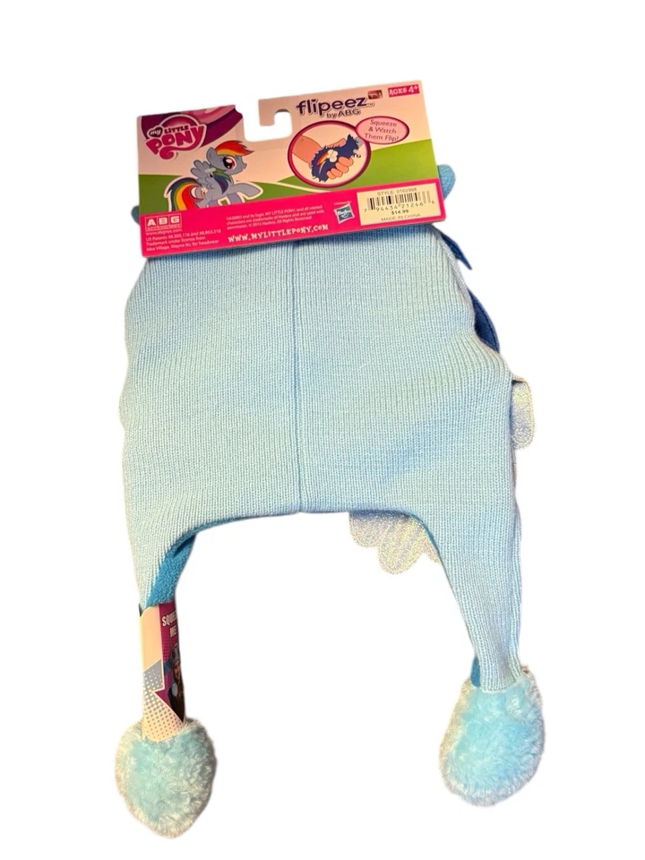 Flipeez My Little Pony Beanie Hat Rainbow Dash Wings Move w/Pump NEW - Image 3 of 3