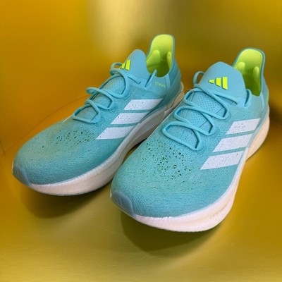 Adidas Ultraboost 5 Strung Running Shoes Flash Aqua White 