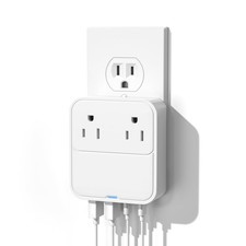 30W USB C Charger Block Slim Flat Wall Plug 2 Outlet Port Power Adapter Home