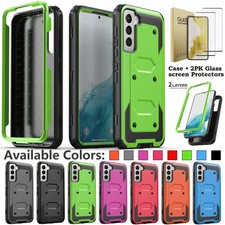 For Samsung Galaxy S22 S22 Ultra Colorful Series Case Rugged Shockproof Cover