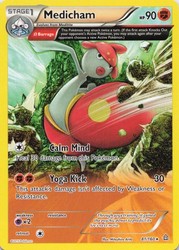 Medicham (Omega) 81/160 XY Primal Clash Rare Non-Holo Pokémon Card