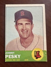 1963 Topps - Johnny Pesky #343