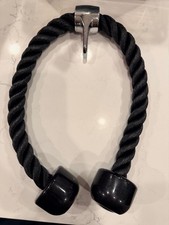 Tricep Rope Cable Machine Attachment Heavy Duty Pulldown Pushdown Bicep Gym