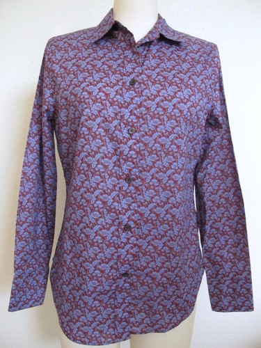 NWT J. Crew Slim-Fit Shirt in Liberty® Toutouayette Fabric 2 Floral Print Purple - Bild 3 von 13