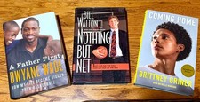 (3) Signed Books - Dwyane Wade - Bill Walton - Brittney Griner