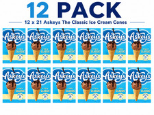 Askey's Classic Ice Cream Cones 21 Pack x 12 Boxes