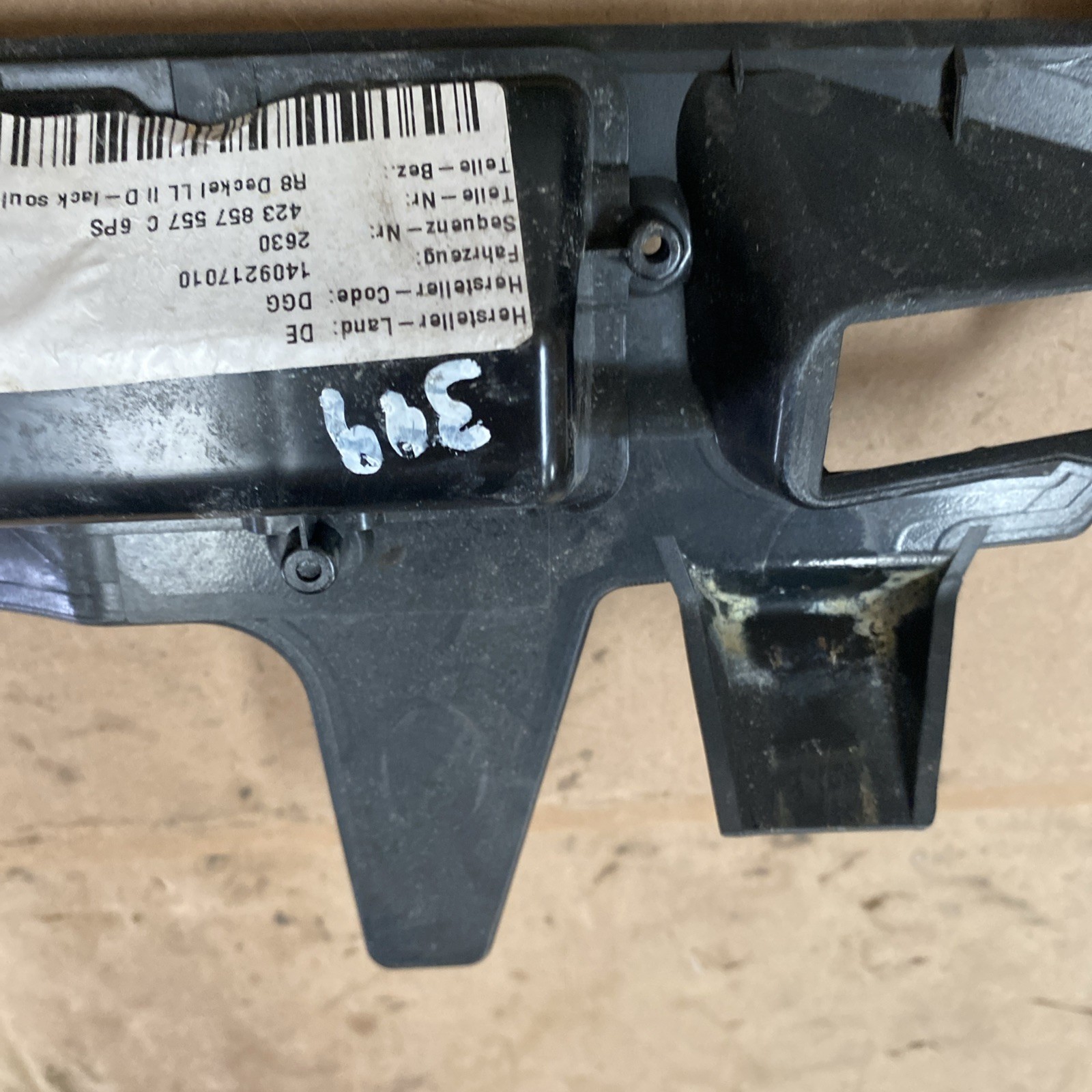 2008 2009 2010 2011 - 2015 Audi R8 Left Driver Lower Dash Knee Panel OEM 0049