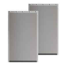 2PACK Large Dog Door Replacement Flaps - Flexible Pet Door Flap, 10.1" x 16.9