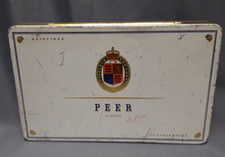 alte Cigarettendose PEER Filter de luxe Virginia 50 St&uuml;ck Kristinus 1950er-60er