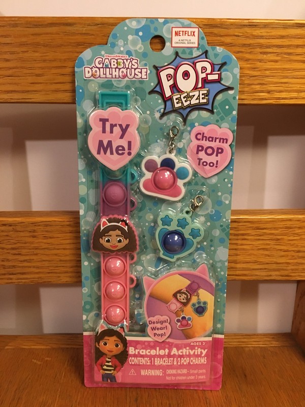 POP-EEZE DreamWorks Gabby's Dollhouse Children's Jewelry Bracelet Tara Toy Corp