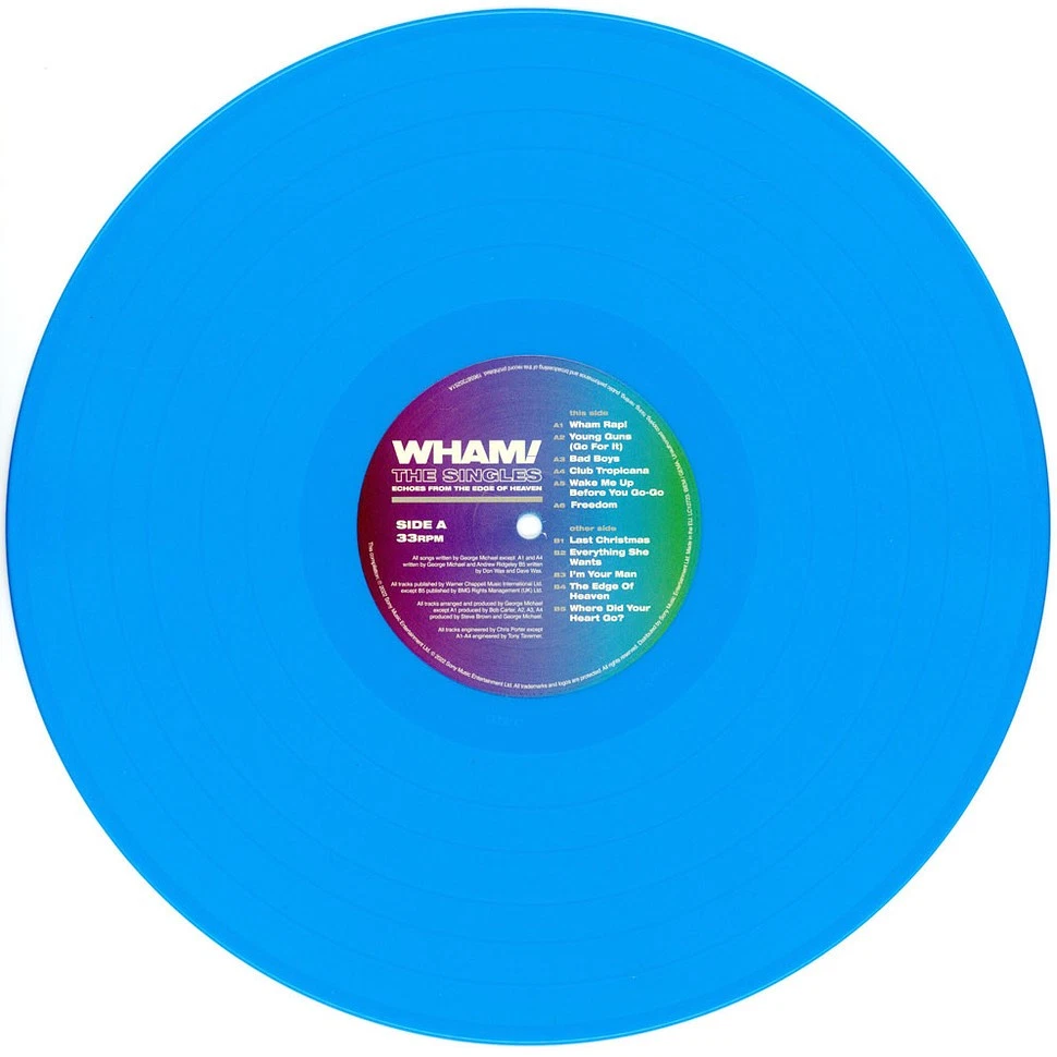 Wham! - The Singles: Echoes From The Edge Of Heaven Blue (2023 - EU - Original)