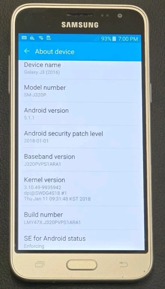 Samsung Galaxy J3, J320P, Android, 16GB, 4G-LTE, Dourado, Boost Mobile, Android - Imagem 2 de 4