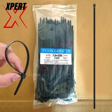 100Pcs 10" Releasable Reusable Zip Ties Nylon Cable Heavy Duty Wire Self Locking