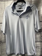 Callaway Mens Polo Shirt Large Gray TPC Scottsdale Golf Short Sleeve