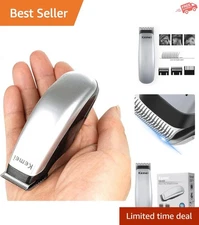 Stainless Steel Haircut Kit with Cordless Mini Clippers for Effortless Grooming