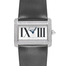 CARTIER tank divan WA301571 Silver WATCH 624371