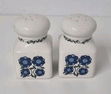 2 X Taunton Vale Pepper Shakers Pots Blue