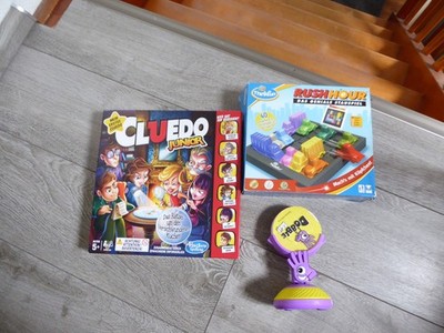 Spiele Sammlung Cluedo Junior, Rush Hour und Dobble 360 Grad Vollständig super