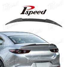 For 2019-2024 2025 2026 Mazda 3 Sedan Matte Black Abs Rear Trunk Spoiler Wing For 2019-2024 2025 2026 Mazda 3 Sedan Matte Black Abs Rear Trunk Spoiler Wing