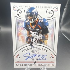 Panini 2025 National Treasures Champ Bailey Greatest Signatures Auto 46/48