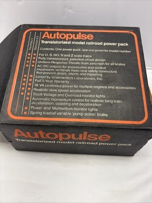 Troller Autopulse Transpak 2.5 DC Transformer for G, HO, N Scale Trains