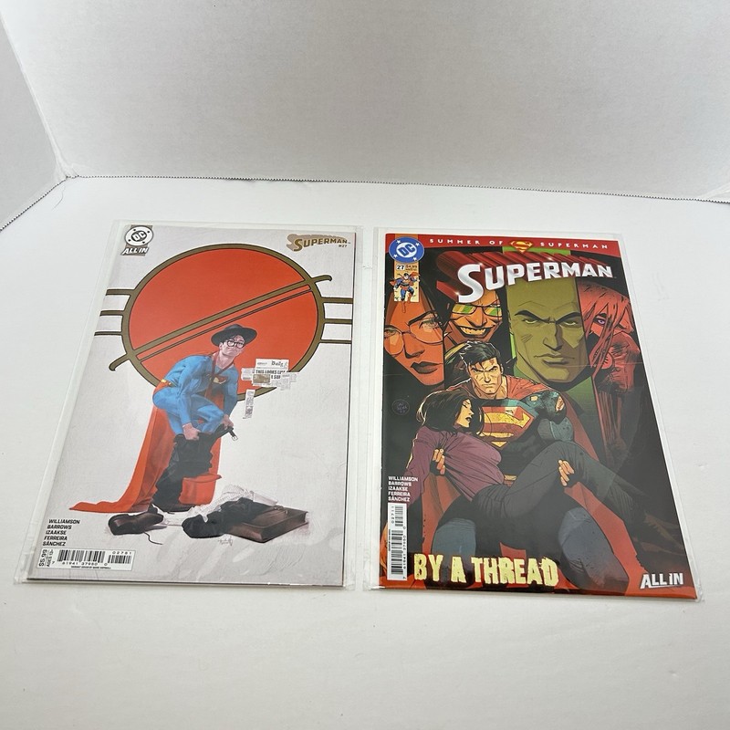 Superman Comic Books Lot Of Two