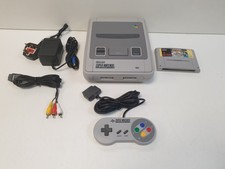 Super Nintendo SNES Console Bundle Super Mario World/Super Mario All stars