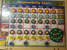 Melissa Doug Magnetic Responsibility Chore Chart, Factory Sealed, BRAND NEW