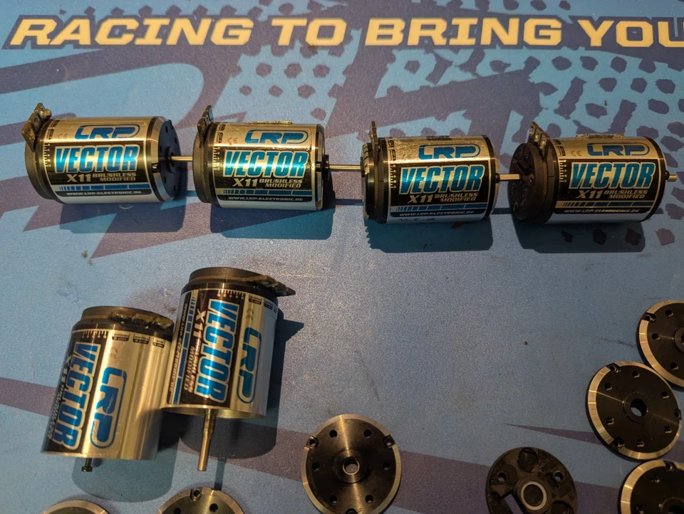 LRP Vector X11 Brushless Modified Motoren als Ersatzteile. Konvolut. Vintage - Bild 2 von 3
