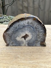 Agate Bookends Large Heavy Natural Colour Pair AAA+ 1483g 26