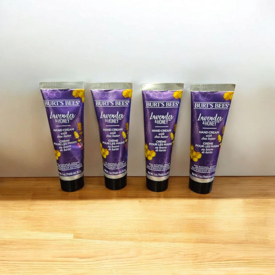Creme para as mãos Burt’s Bees lavanda e mel – Pacote com 4, 8 ou 24 – Pronto para presente de férias - Imagem 4 de 4