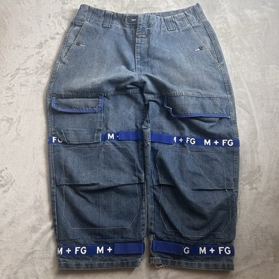 90s marithe francois girbaud バギー ハーフパンツ Vintage Marithe Francois Girbaud Jeans Mens 38 Baggy Shuttle Tape