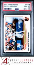 2013 TOPPS UPDATE #US216 MANNY MACHADO RC PSA 10