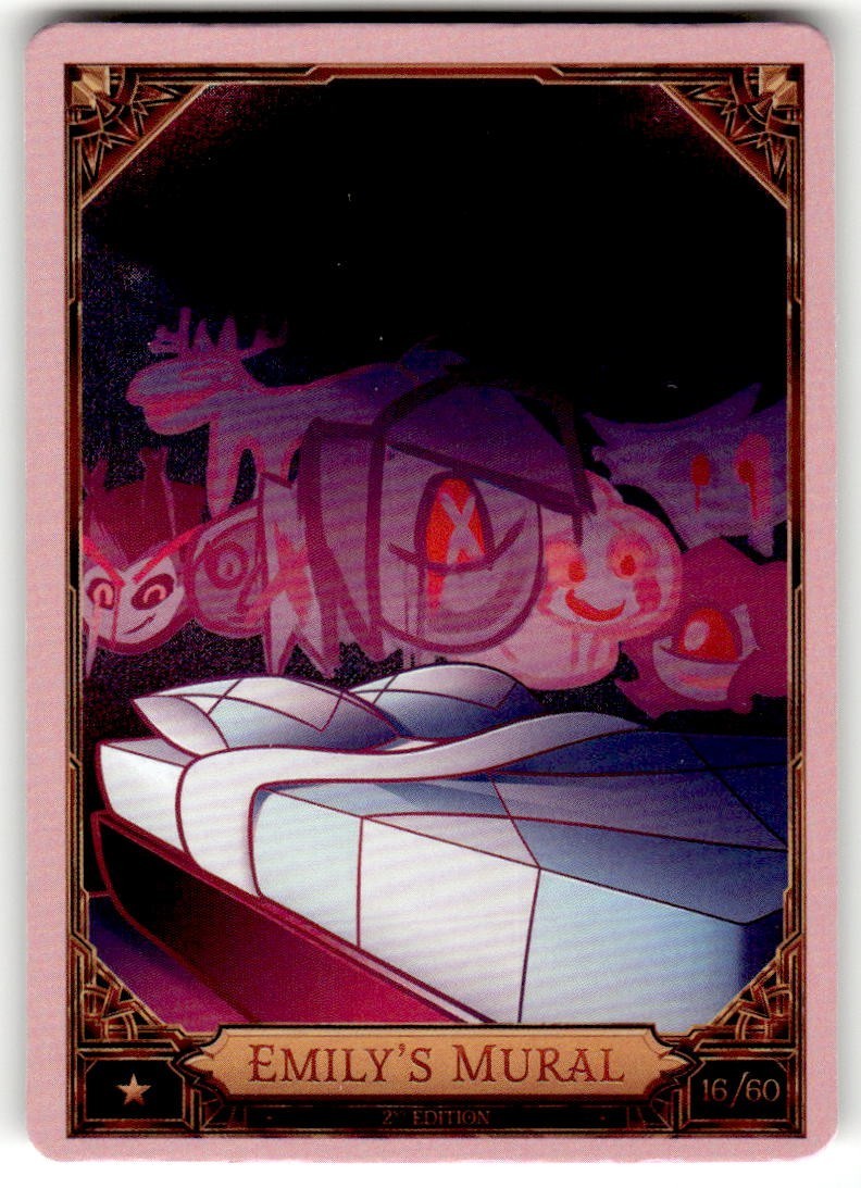 Hazbin Hotel Season 2 Trading Cards 16/60 EMILY'S MURAL 2nd