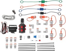 Dv5008rag Multiplier Diverter Solenoid Selector Valve W/rocker Switch&ag Coupler