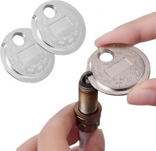 Spark Plug Gap Gauge Tool Zinc Alloy Measuring Wire With Scale Fr Color 2pcs