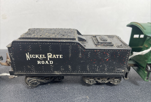 Vtg Lionel 8302 Green Steam Engine Locomotive w/ Nickel Tender Car & Sunoco Tank - Picture 9 of 18