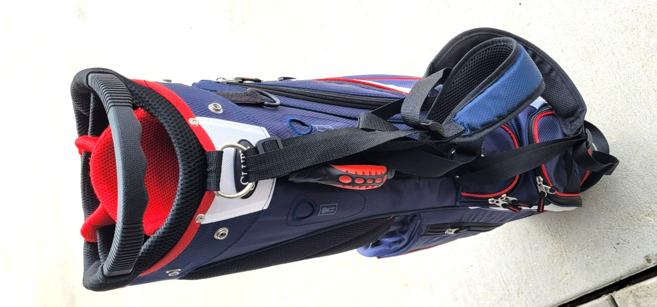 CLUB CHAMP Ultra-Lite 7-Way Golf Stand Bag with Dual Carry Straps & Rain Cover