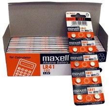 LR41 Maxell 192 10 piece LR41 AG3 392A 192 SR41 LR736 392 Alkaline Batteries