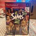 The Sims 2 Sony PlayStation 2 PS2 Game CIB EA NTSC 2005 tested