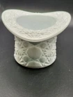 Vintage 1960's Fenton Daisy & Button Milk Glass Top Hat Planter Vase