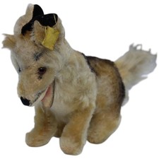 Vintage Steiff Collie Kuscheltier 12cm Gebraucht Hund 1960er