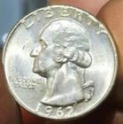 1962 P Washington Quarter ,BU++ Read Discription