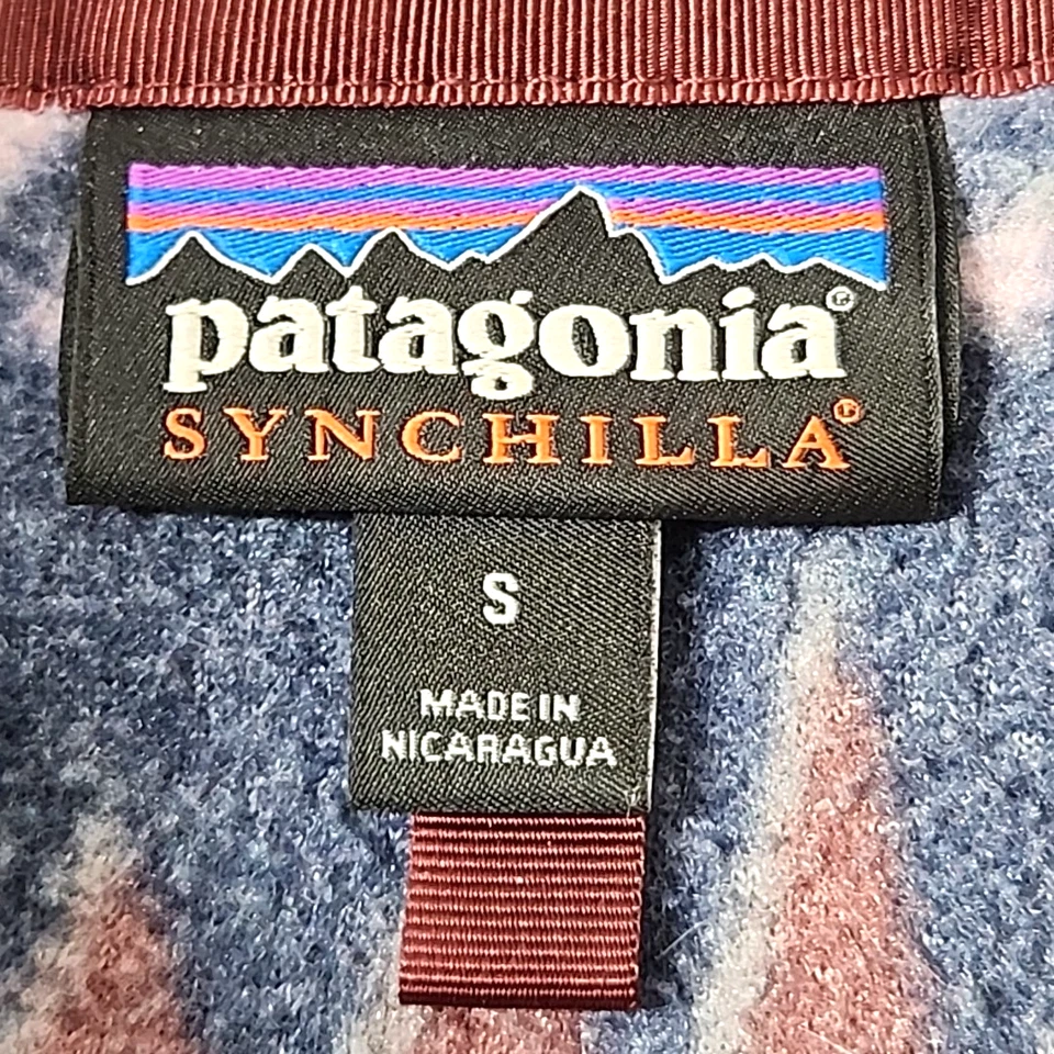 Patagonia Synchilla Snap-T Fleece Pullover Jacket Men S Laughing Waters Aztec - Image 2 of 4