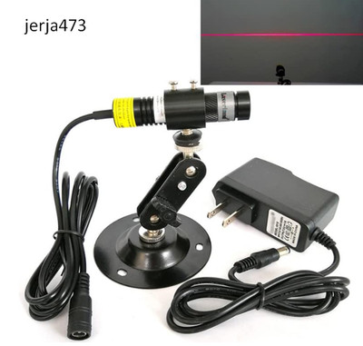 638nm red-line module for cloth/wood/stone/tile alignment with adapter+holder