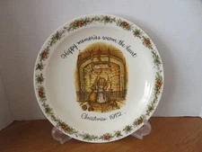 HOLLIE HOBBIE Commemorative Edition American Greetings Corp CHRISTMAS 1972 Plate