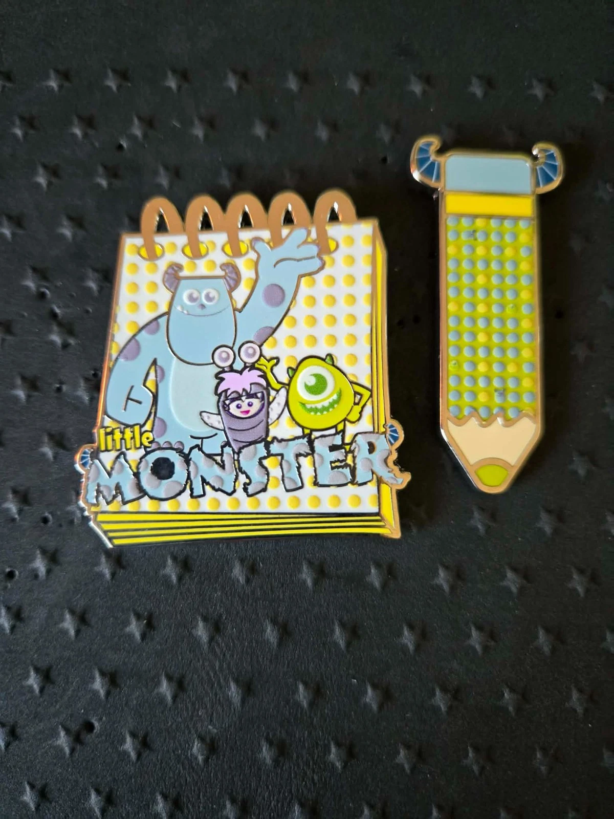 Disney Pencil and Notebook Mystery Pin - Monsters Inc.