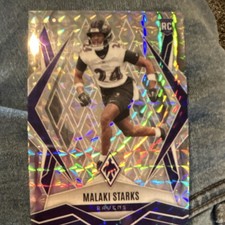 Panini Phoenix NFL RC Card Lot 6 - Starks, Arroyo, McCaffrey, Marks, Bigsby